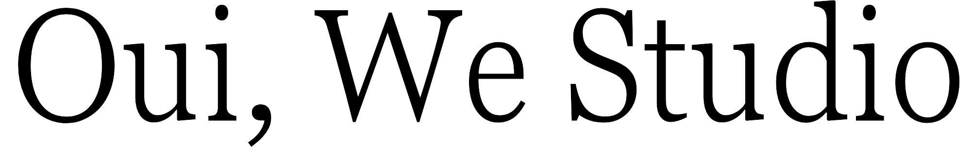 Oui, We Studio logo